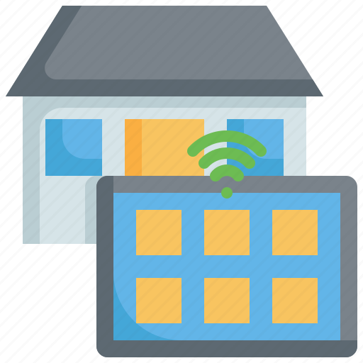 Home, smart, tablet, control, internet, house icon - Download on Iconfinder