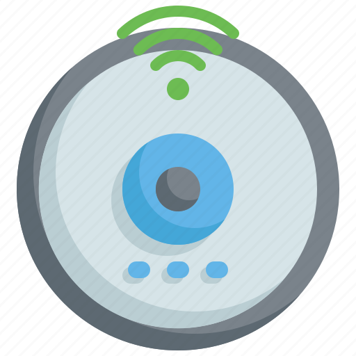 Vacuum, cleaner, smart, home, internet, house, robot icon - Download on Iconfinder