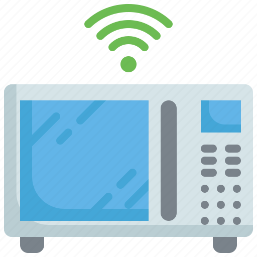 Microwave, oven, smart, home, internet, house, kitchenware icon - Download on Iconfinder
