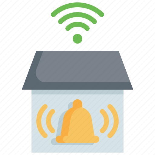 Alarm, smart, home, internet, house, warning, alert icon - Download on Iconfinder