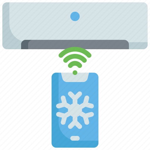 Air, conditioner, smart, home, internet, house, temperature icon - Download on Iconfinder