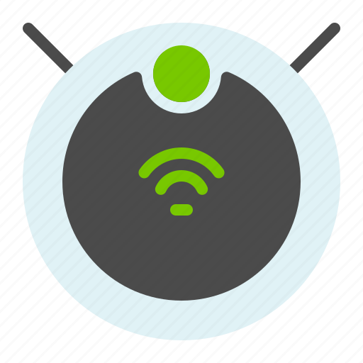 Robot vacuum cleaner, robot vacuum, cleaning robot, vacuum cleaner, vacuum, home automation, smart home icon - Download on Iconfinder