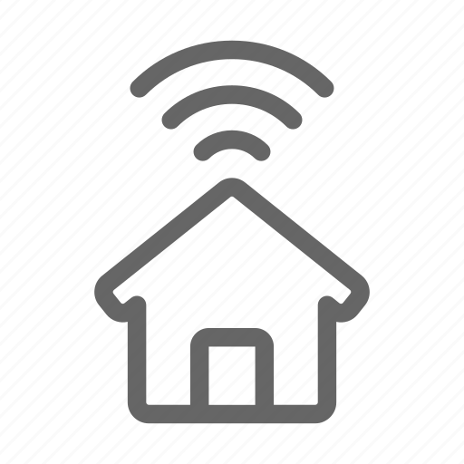 Home, house, network, smart, wifi, wireless icon - Download on Iconfinder