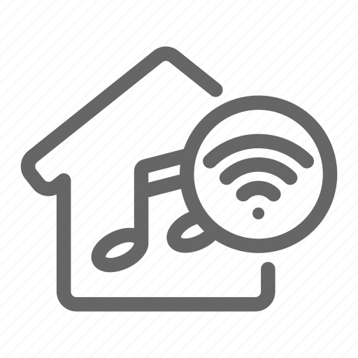 Home, music, smart, sound, sudio, wifi, wireless icon - Download on Iconfinder