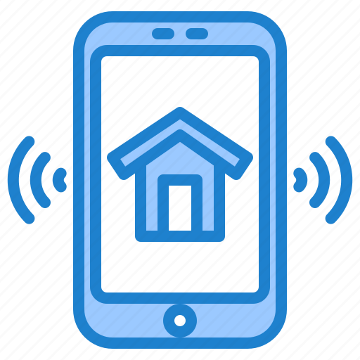 Building, house, smart, smartphone, wifi icon - Download on Iconfinder