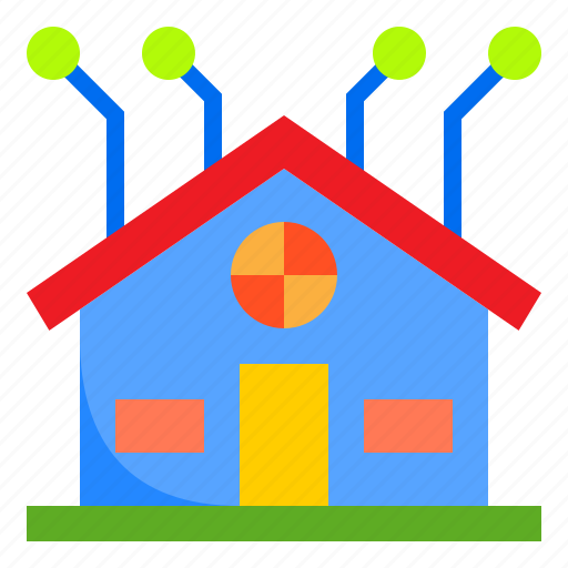 Building, home, house, network, smart icon - Download on Iconfinder