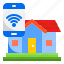building, estate, house, mobilephone, smart 