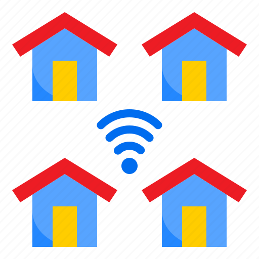 Building, home, network, smart, wifi icon - Download on Iconfinder