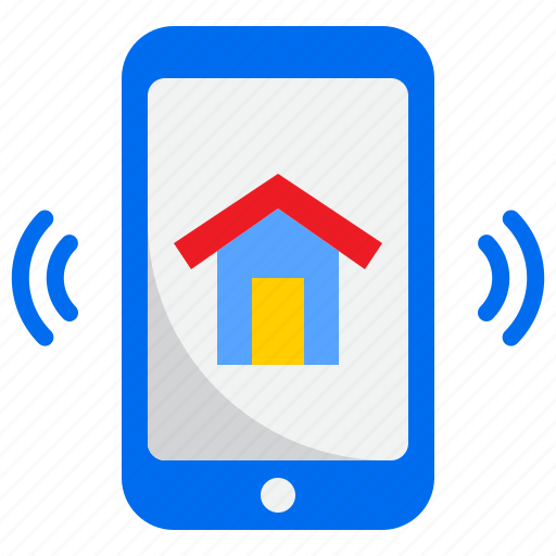 Building, house, smart, smartphone, wifi icon - Download on Iconfinder