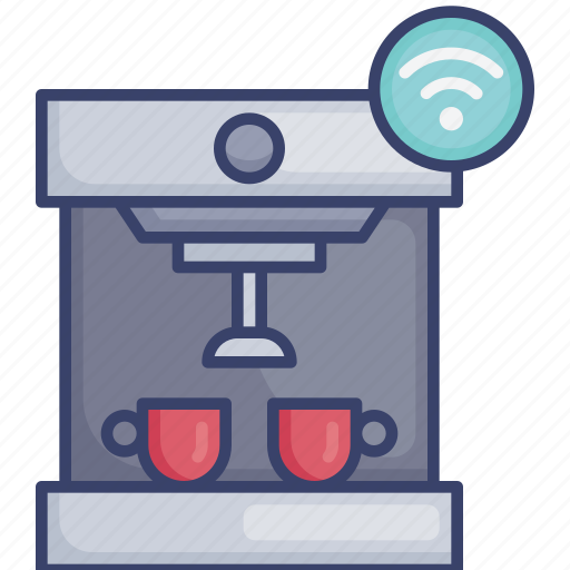 Appliance, coffee, machine, maker, wireless icon - Download on Iconfinder