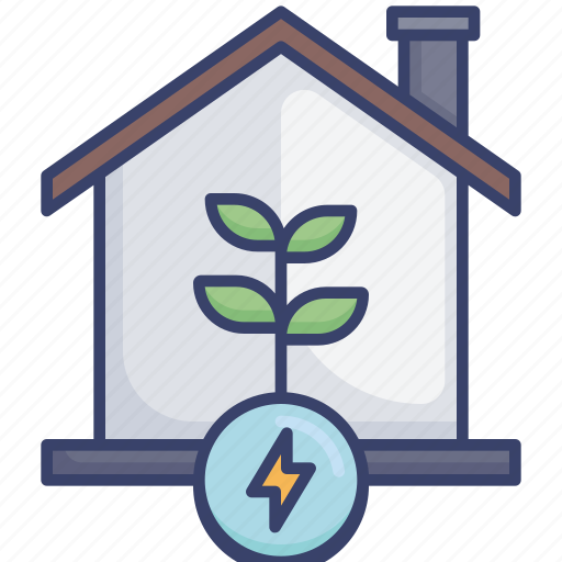 Energy, garden, growth, home, house, plant, power icon - Download on Iconfinder
