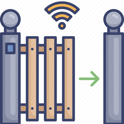 Arrow, barrier, border, gate, move, wireless icon - Download on Iconfinder
