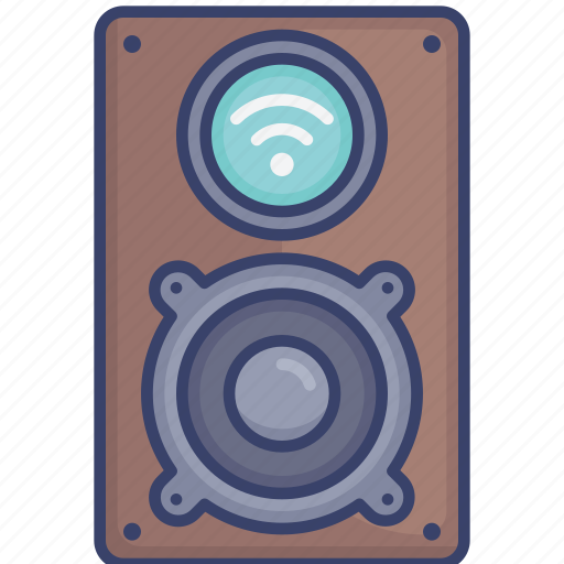 Audio, device, electronic, sound, speaker, system, wireless icon - Download on Iconfinder