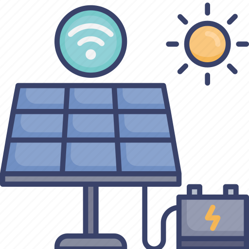 Battery, energy, panel, power, solar, sun, wireless icon - Download on Iconfinder
