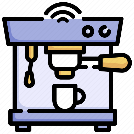 Coffee, machine, home, appliance, hot, electronics, drink icon - Download on Iconfinder