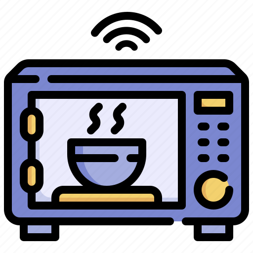 Microwave, internet, of, things, technology, smarthome, wireless icon - Download on Iconfinder