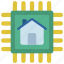 cpu, home, domotics, automation, chip 