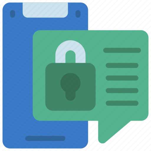 Locked, message, domotics, automation, messages icon - Download on Iconfinder