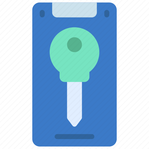 Mobile, phone, key, domotics, automation icon - Download on Iconfinder