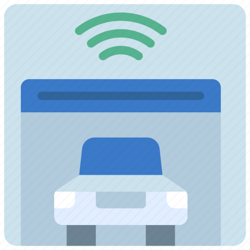 Wifi, garage, domotics, automation, wireless icon - Download on Iconfinder