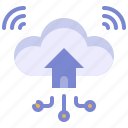 cloud, connection, smart, home, storage, networking, technology