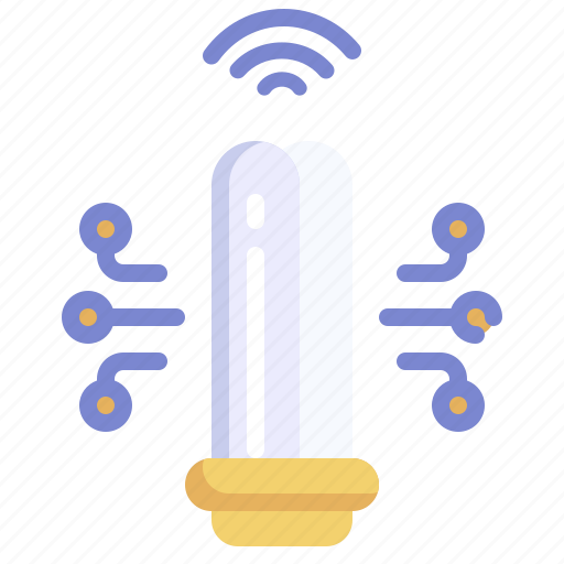 Smart, light, home, electronics, lightbulb, automation icon - Download on Iconfinder