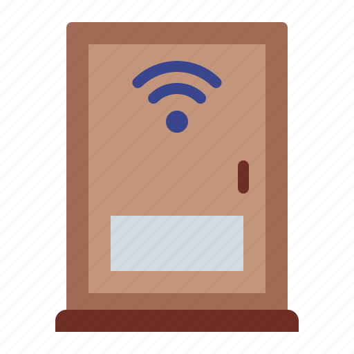 Door, home, internet, technology, smart door icon - Download on Iconfinder