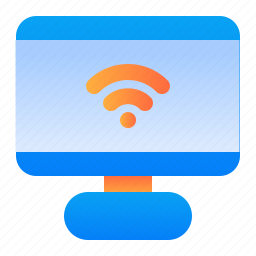 Smarthome, television, wifi icon - Download on Iconfinder