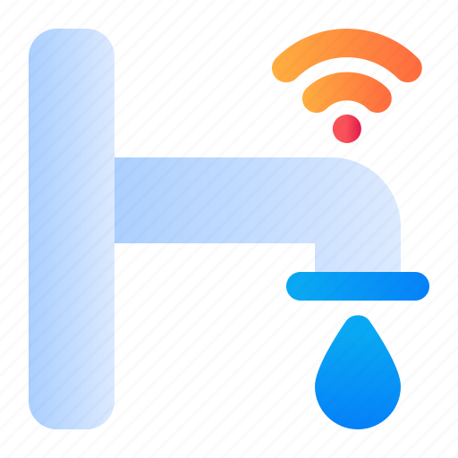 Smarthome, watertap, wifi icon - Download on Iconfinder