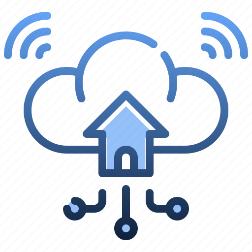 Cloud, connection, smart, home, storage, networking, technology icon - Download on Iconfinder
