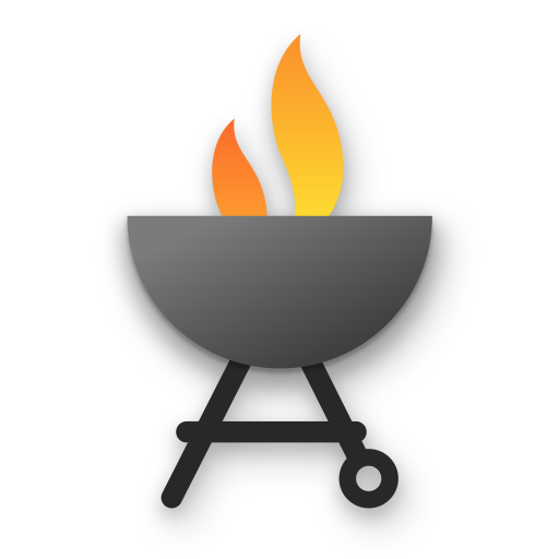 Bbq, fire, open, party, dishes icon - Free download