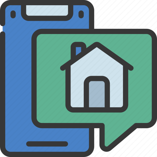 Home, mobile, message, domotics, automation icon - Download on Iconfinder