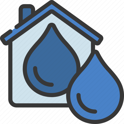 Home, water, domotics, automation, droplet icon - Download on Iconfinder