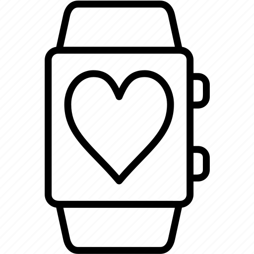 Heart, watch, love, smartwatch icon - Download on Iconfinder