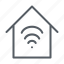 automatication, home, house, internet, smart, wifi icon 