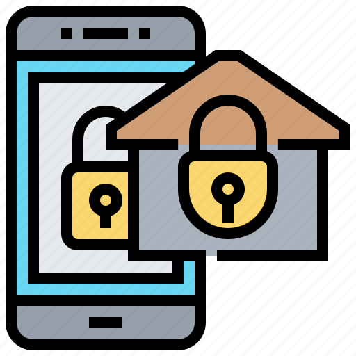 Home, house, mobile, security, smartphone icon - Download on Iconfinder