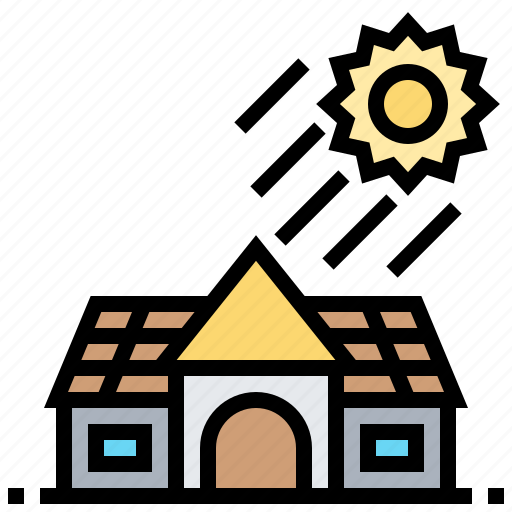 Home, house, power, solar, sun icon - Download on Iconfinder