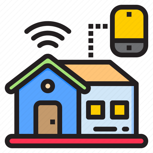 Building, estate, house, real, smart icon - Download on Iconfinder