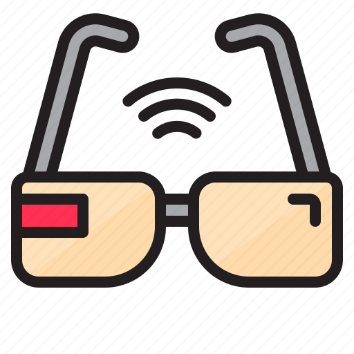 Eyeglasses, glasses, smart, technology icon - Download on Iconfinder
