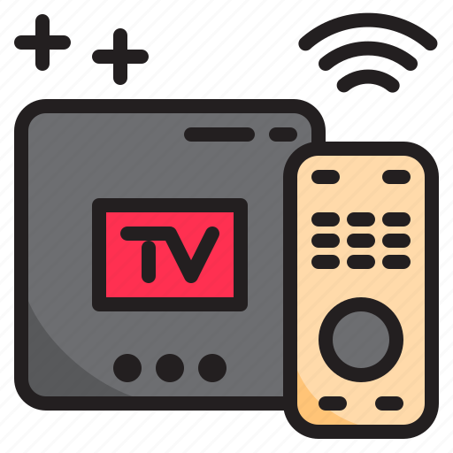 Package, present, remote, smart, tv icon - Download on Iconfinder