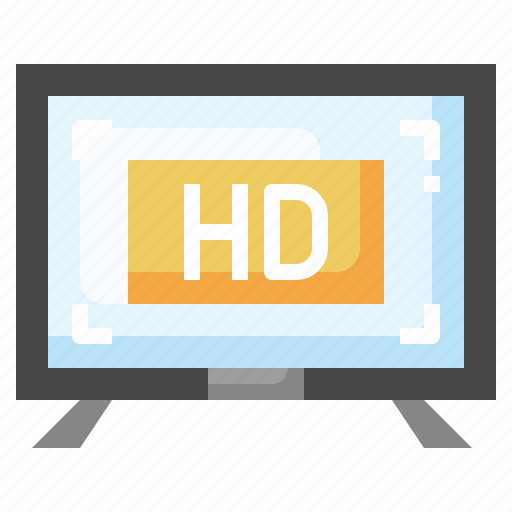 Hd, monitor, electronics, television, screen icon - Download on Iconfinder
