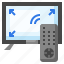 remote, control, smart, tv, entertainment, electronics, television 