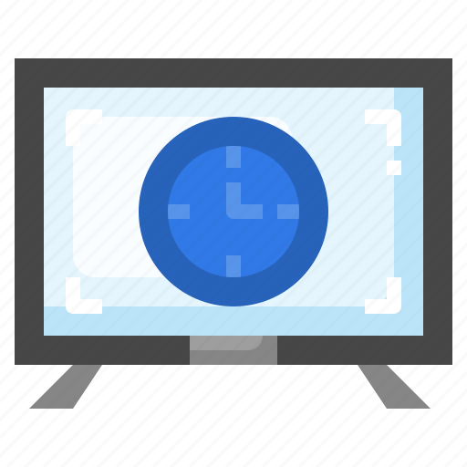 Timer, tv, electronics, television, screen icon - Download on Iconfinder