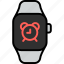 alarm, clock, time, alert, smart watch, wrist, tracker 
