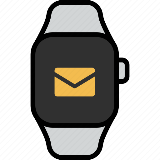 Email, envelope, mail, letter, inbox, communication, smart watch icon - Download on Iconfinder