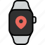 location, pin, map, pointer, place, gps, smart watch 