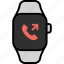 missed call, call, alarm, notification, phone, rejected, smart watch 