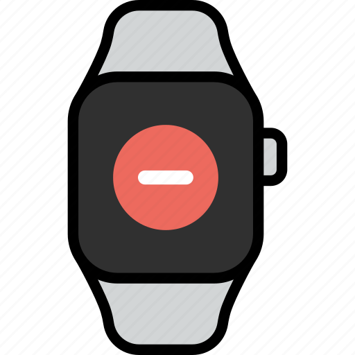 Remove, delete, minimize, minus, stop, smart watch, wrist icon - Download on Iconfinder