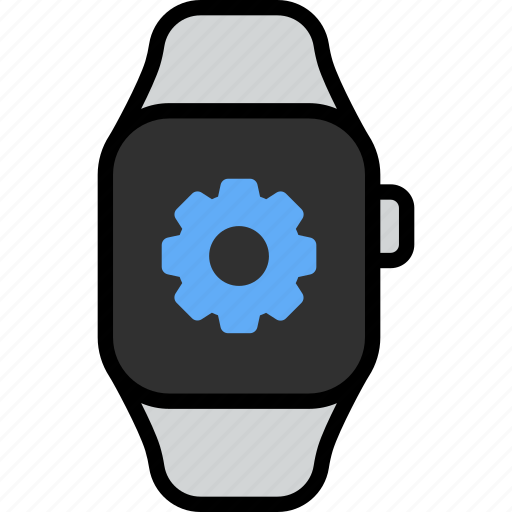 Setting, gear, equipment, smart watch, wrist, gadget, tracker icon - Download on Iconfinder