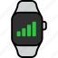 signal, bar, smart watch, wrist, gadget, tracker 
